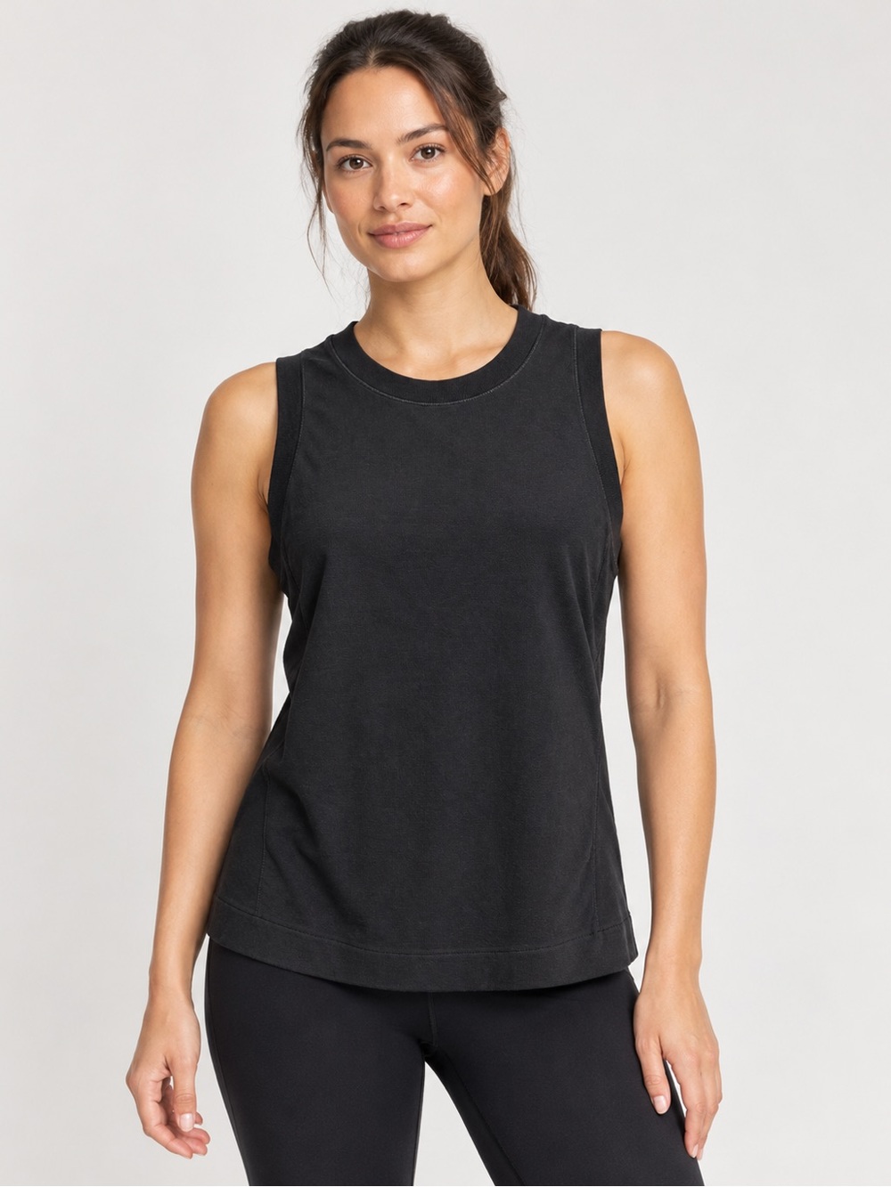Athleta Women’s Black Sleeveless Activewear Tank Top Size Large